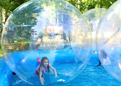 Kule wodne – water zorbing